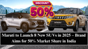 Maruti to Launch 8 New SUVs in 2025 – Brand Aims for 50% Market Share in India
