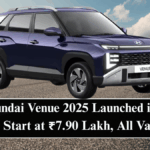 New Hyundai Venue 2025 Launched in India – Prices Start at ₹7.90 Lakh, All Variants Explained