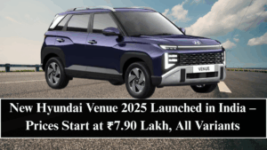 New Hyundai Venue 2025 Launched in India – Prices Start at ₹7.90 Lakh, All Variants Explained
